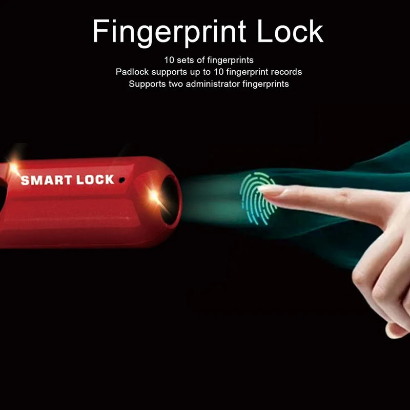 Mini Cadeado Smart Lock De Abertura Por Digital - Usb